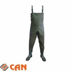 Captain Gezer Haki Yeşili Kaymaz Avcı Tulum Çizme