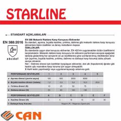 Hassas Montaj & Sürücü Eldiveni Starline Driver X Beyaz