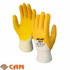 Beybi KN1 Montaj Nitril İş Eldiveni Sarı