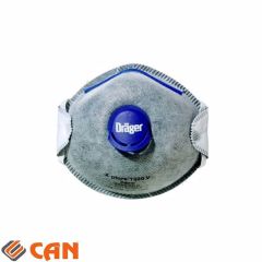 FFP2 Toz Maskesi Yarım Yüz Drager X Plore 1320 V Aktif Karbonlu Ventilli