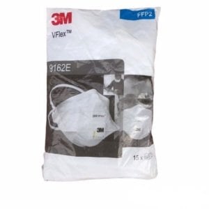 3M 9162E FFP2 15'li  Ventilli Toz  Maskesi
